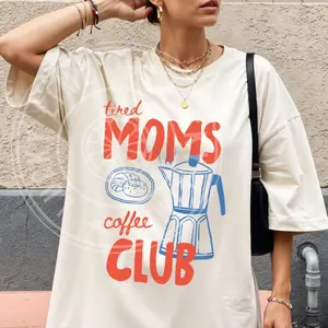 Tired Moms Coffee Club Shirt – Funny Comfort Colors Tee for Tired Moms & Coffee Lovers