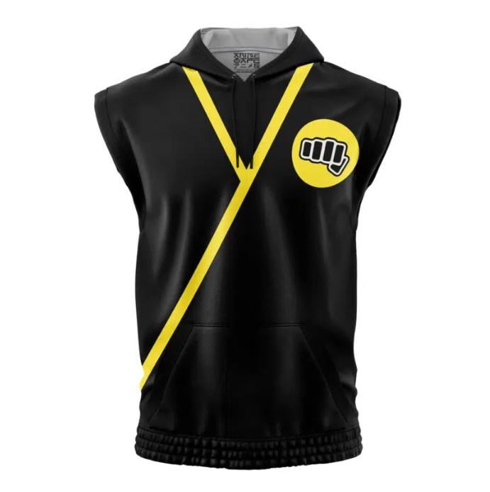 Cobra Kai Sleeveless Hoodies, Cobra Kai Anime Graphic Sleeveless Sweatshirt Hoodies