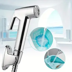 Handheld Bidet Shower Set, Bathroom Accessories, Toilet Spray Gun, Booster Flush Nozzle, Household Handheld Shower Head, Handheld Bidet Sprayer