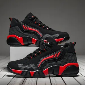 Men'S Fashion Platform Casual Sports Shoes - Non-slip Durable, Men'S Walking Shoes - Suitable For Hiking And Outdoor Activities, Comfortable Lace-up Design, Casual Shoes, Tennis Shoes, Spring And Autumn Perfect Choice, Travel Shoes