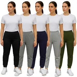 Women's 4-Pack Moisture Wicking Performance Classic Jogger Sweatpants (Sizes, S-2XL)