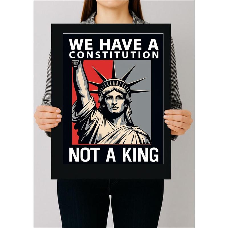 [Sale Up To 55%] - [Free Ship - No Frame] - No Kings Anti-Trump Printable Poster