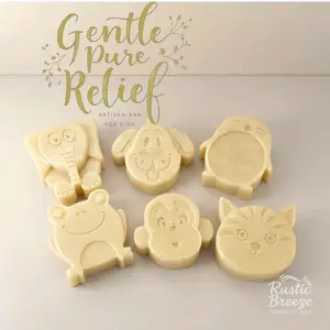 Rustic Breeze Gentle Pure Relief Goat Milk Soap for Sensitive Skin Kids Botanical Bar Chamomile & Colloidal Oats Handcrafted in Texas