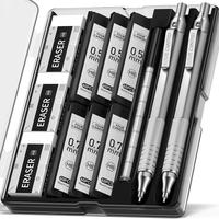 2PCS Mechanical Pencil Silver