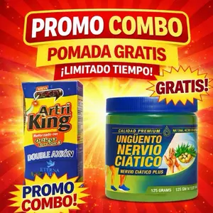 Promoción de ATRIKING con UNA Pomada de ciatico GRATIS