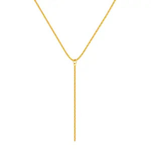 Tewiky 14K Gold/Silver Plated Drop Lariat Chain for Women -  Long Necklace Station Star Layered Y Necklace For Valentine's Day gifts