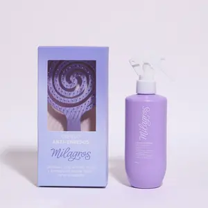 Termoprotector, Cabello Limpio, Brillo, Desenredado, Anti frizz, Protegido y Aroma Milagros - Desenredante, cepillo, shampoo