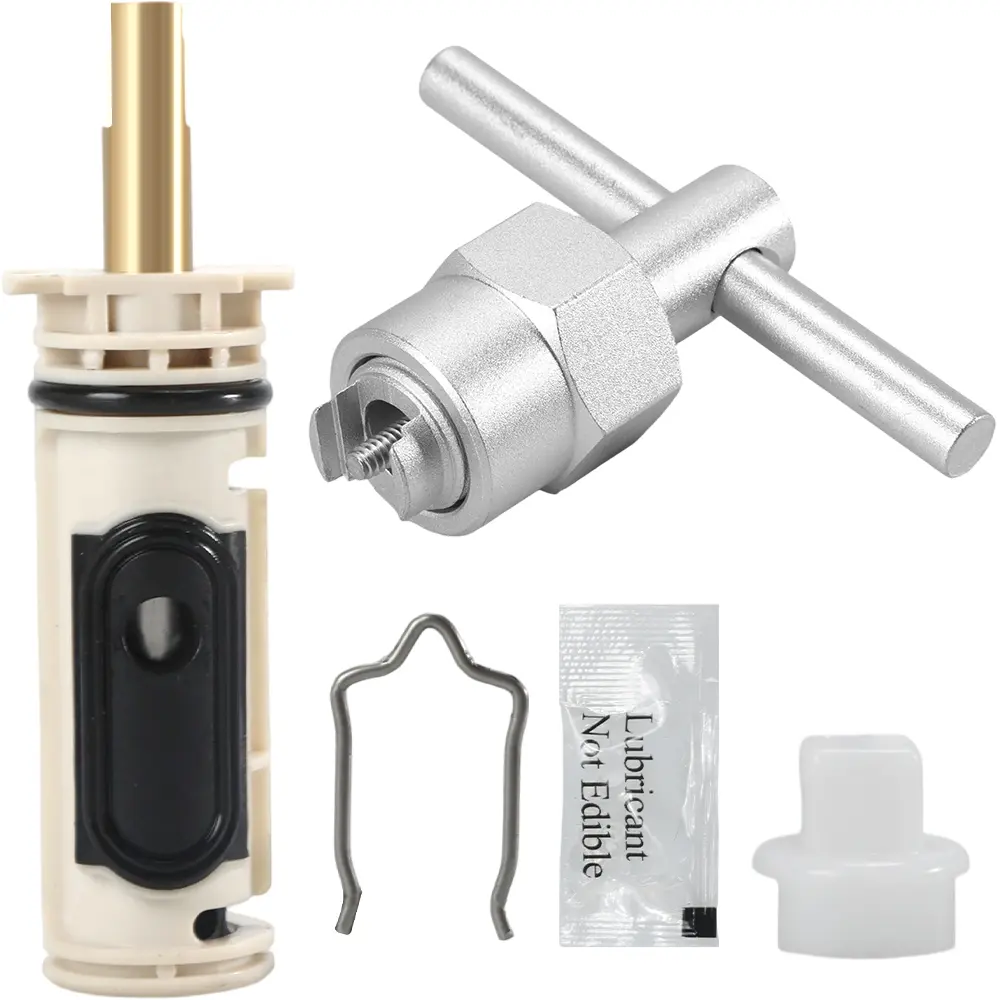 Shower Cartridge Compatible for Moen 1222 Replacement Cartridge with Removal Tool 104421, Compatible with One Handle Posi Temp Shower Faucets - Home Improvement.