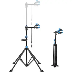 VEVOR Bike Repair Stand, 85 lb Heavy-duty Bicycle Work Stand with 40.7-64.1 in Adjustable Height Magnetic Tool Tray, Foldable Bicycle Maintenance Rack, Shop Home Mechanics for Mountain Road BikeVEVOR Super Brand Day