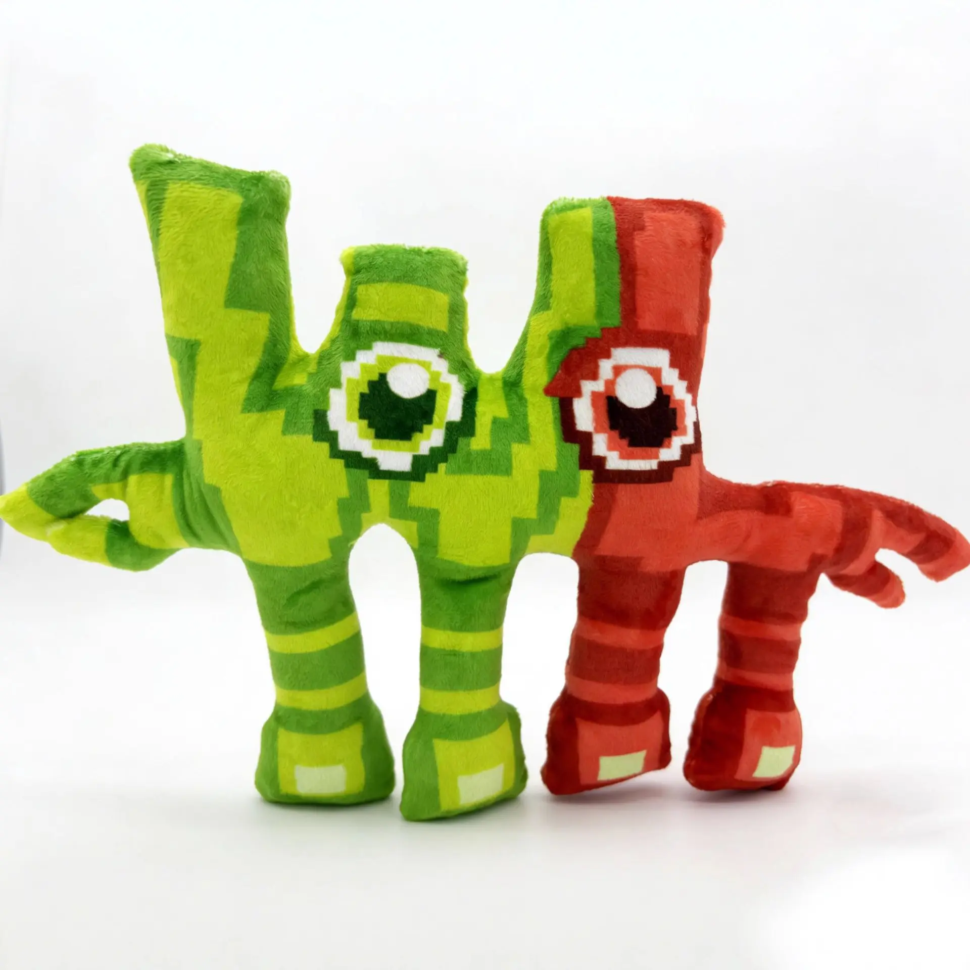 In Stock Sahur Steal a Brainrot Game Merchandise WL Red and Green Plush Toy Soft Stuffed Figure Soft Stuffed Animals