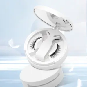 Magnetic False Eyelashes One-piece Box Thick Magnetic Eyelashes Glue-free Eyelashes