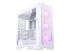 Phanteks Eclipse G500A DRGB, High Performance Mid-Tower Case, Mesh Front Panel, Integrated D/A-RGB Lighting, Tempered Glass Window, 3x M25-140 D-RGB Fans, Matte White