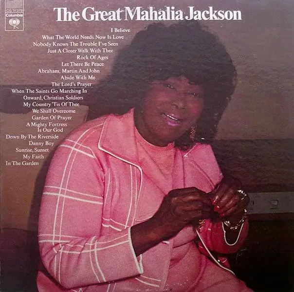 Jackson, Mahalia - I Believe (1972, Columbia) VG+/VG+