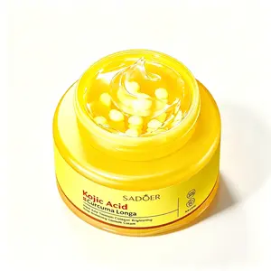 Kojic Acid Turmeric Vita Capsule Cream, Brightening Care for Uneven Skin Tone, Tone Renewal & Radiance Moisturizer for Troubled Skin, Infused with Turmeric, Kojic Acid & Vitamin C
