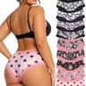 Morvia 10Pcs Value-Pack Hipster Fashion Underwear, Gothic-Luxe & Heart Prints, High-Elasticity Lingerie Set, Soft-Lace Women's Panties, Fitted Panties