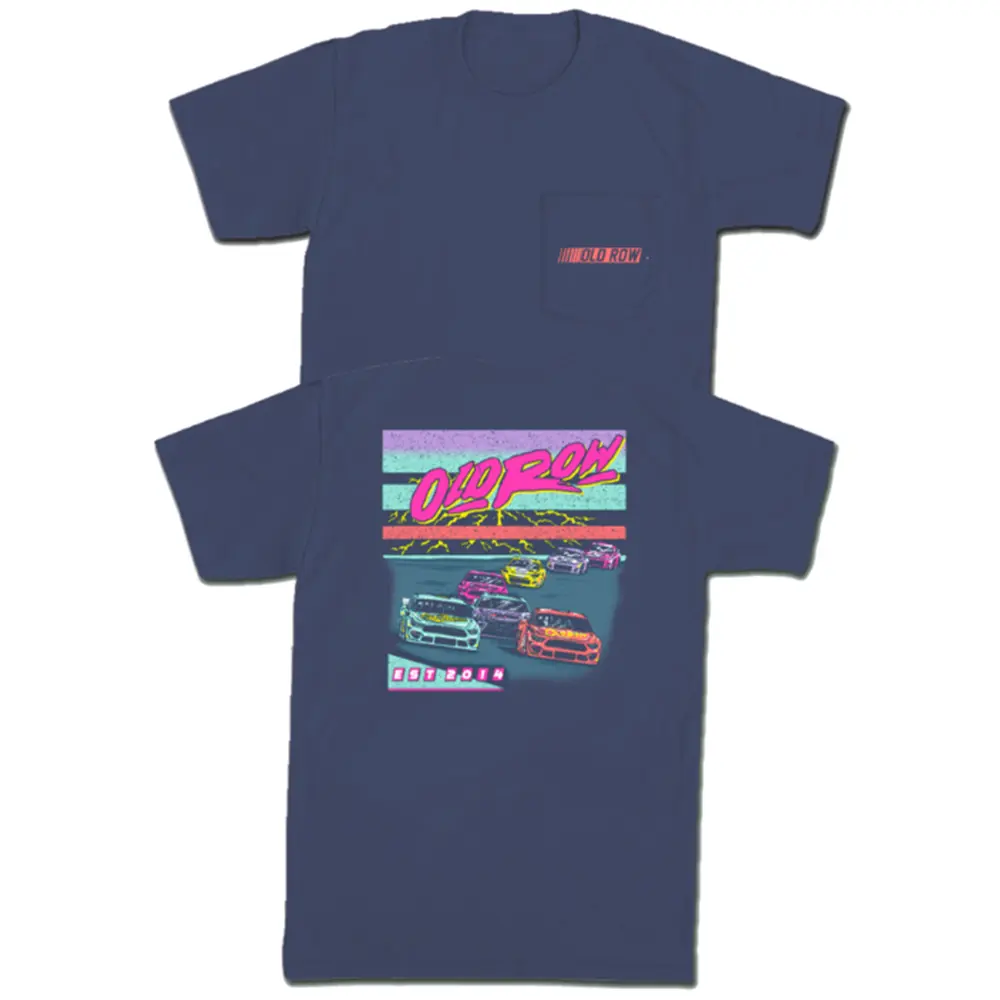 Old Row - Neon Racing Pocket Tee