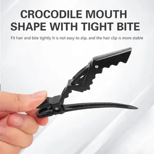 [NOT FOR SALE] Only 1 pcs-Black Alligator Hair Clips for Hair Styling, Professional Sectioning Hair Clips for Women Salon Hair Cutting & Drying