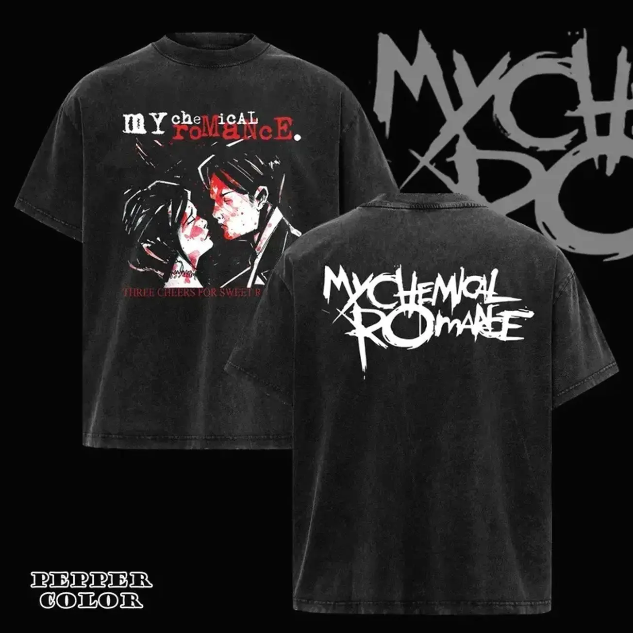 Rock Band My Chemical Romance Mcr Dead Zipper Music , metal band shirt, rock tour t-shirt, alternative band merch, trending t-shirt, 90s graphic tee, vintage graphic tee, grunge aesthetic shirt, classic rock merch JZO