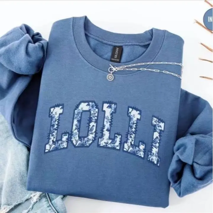 Soulful - Floral Lolli Grandma Sweatshirt, Toile De Lolli Crewneck, Lolli Sweater, Christmas Lolli Gifts, Mothers Day Gift for Lolli Grandma