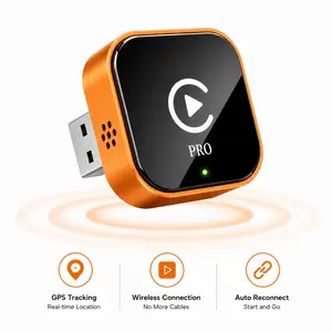 Wireless Connectivity Adapter Pro with GPS Tracking, Premium Aluminum Alloy Design, Fast Auto Reconnect, Plug & Play, Stable Wireless Connection