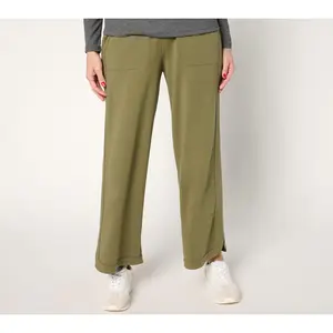 AnyBody Tall Straight Leg Cozy Knit Ankle Pants