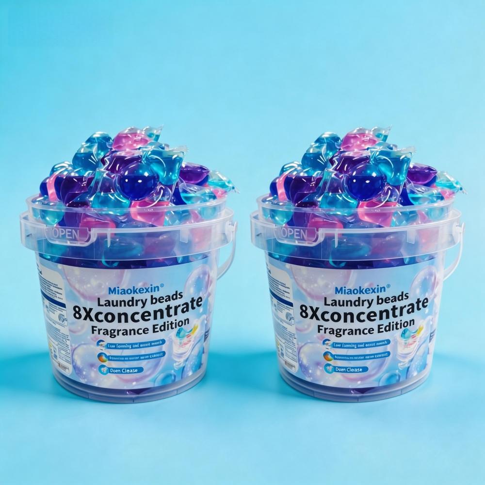 100pcs/50pcs/5D Laundry Gel Beads, 8x Cleaning Power, Concentrated Laundry Detergent, Long-lasting Fragrance Cleaner