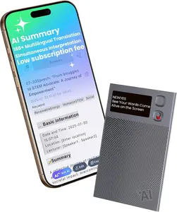 NEWYES Ailog Smart Digital Audio Recorder with AI Voice Recording App Control Transcribe Summarize 188+ Languages Translation 64GB Memory for Meetings Lectures Calls Business Class