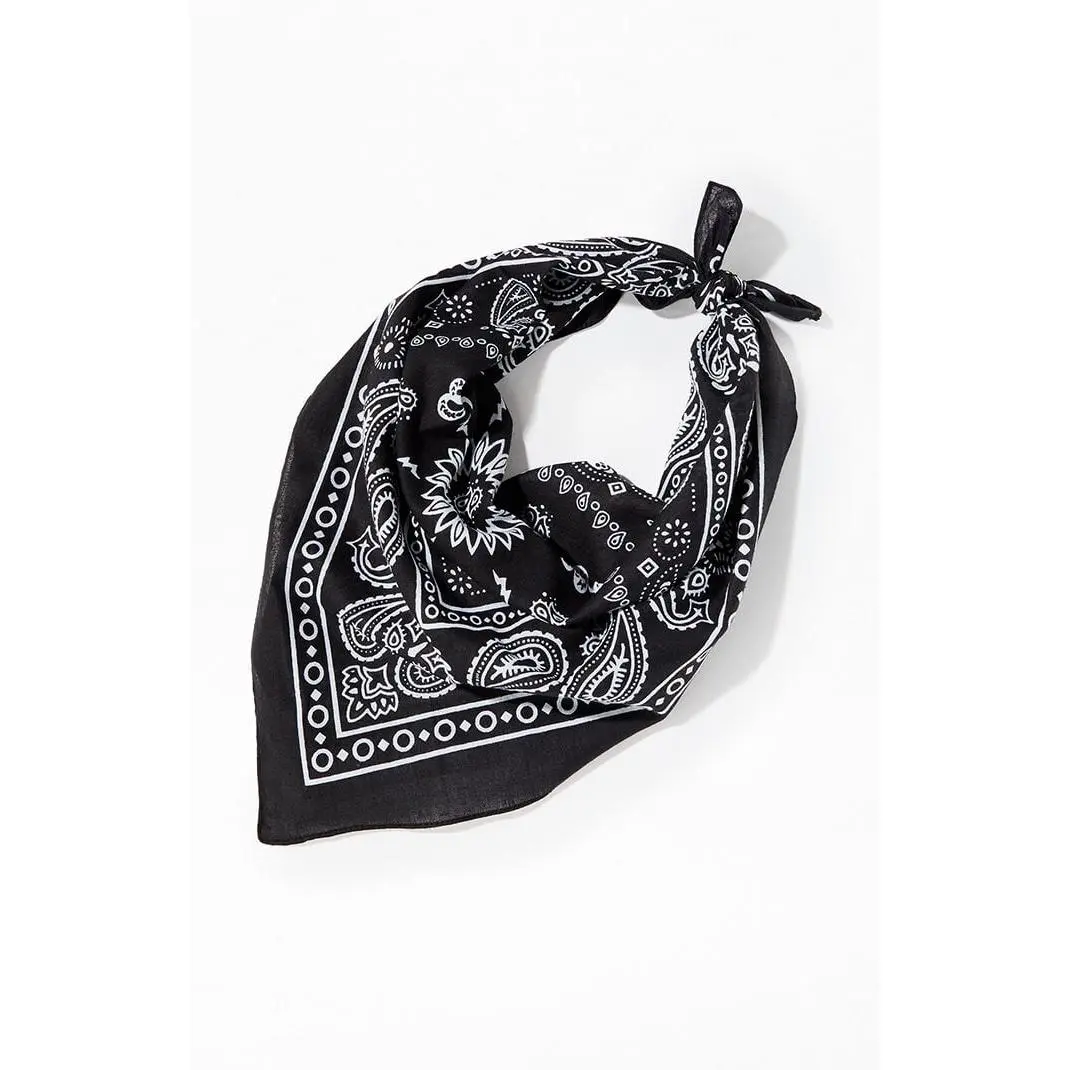 Pacsun Men's Black Classic Bandana Pacsun Men's Black Classic Bandana