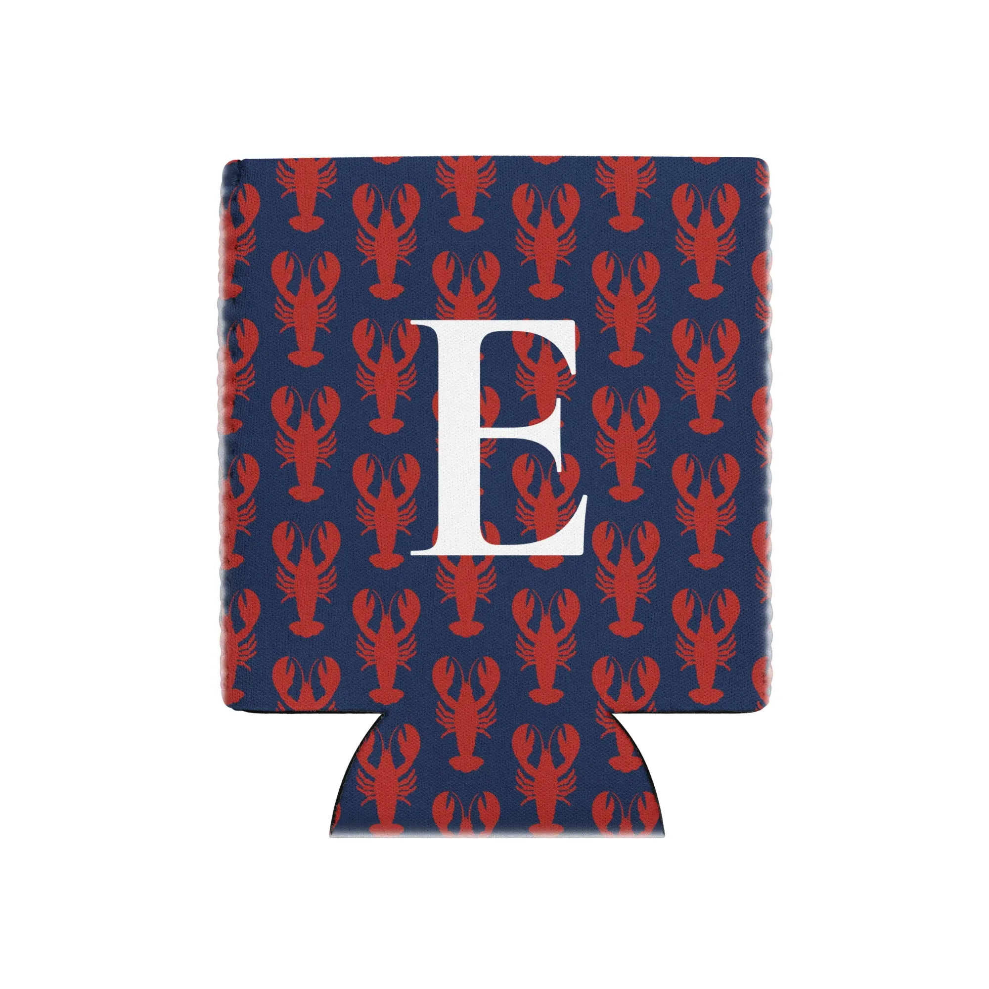 Lobster Pattern Custom Coozie | New England Summer Vibes Can Cooler