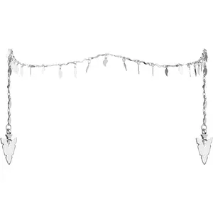 14K  Plated Cool  Chain with  Pendant Necklace Headpiece Accessories On Nose Costume   for Halloween Christams Party