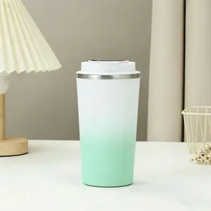 510ML Gradient Color Intelligent Second Generation Cup, 304 Stainless Steel Insulated Car Mug, Portable Coffee Cup, Vacuum Insulated Tumbler, Model Xinghao 001