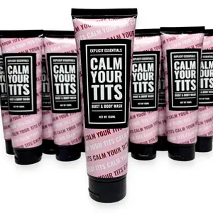 Explicit Essentials Calm Your Tits Bust & Body Wash For Women 150ml Unscented Self Care Gift For Her Women's Shower Gel