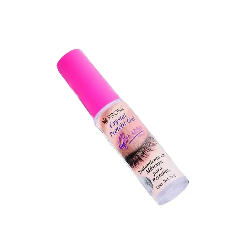PROSA Crystal Protein Gel Treatment Mascara for Natural Look & Volumizing Eyelashes & Eyebrows 18g Long-lasting Formula