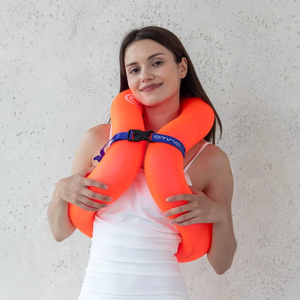 Adult Inflatable Buoyancy Vest, Safe and Stable, Non-Slip Design, Essential Summer Beach Swimming Snorkeling Gear, Swimming Accessories