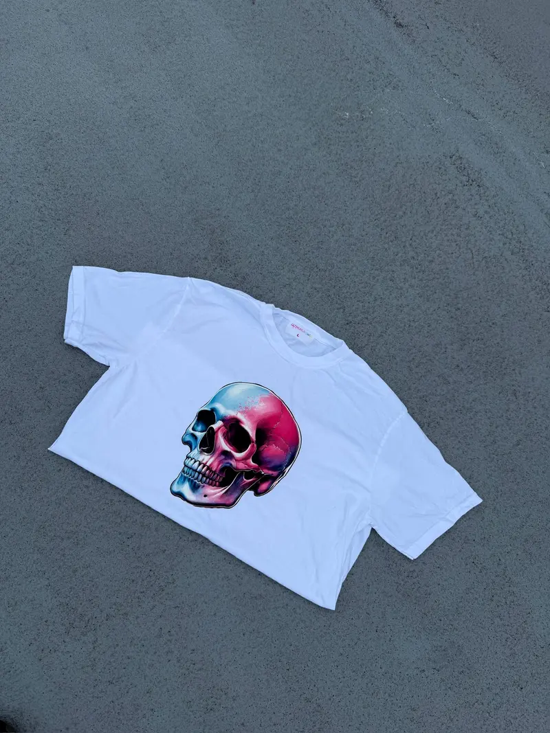 skull crop top - TikTok Shop