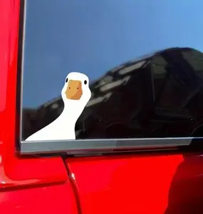 Cute Cartoon Duck Car Sticker Waterproof