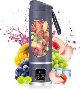 Rechargeable Portable Hand Blender - Personal Mini USB-Rechargeable Kitchen Appliance for Protein Shakes, Juices