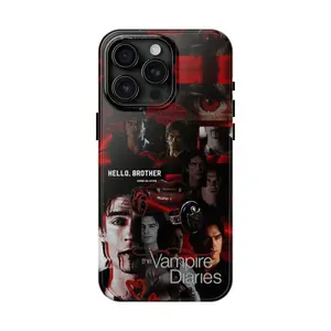 Vampire Diaries phone case  Dark aesthetic, durable & stylish cover for true TVD fans