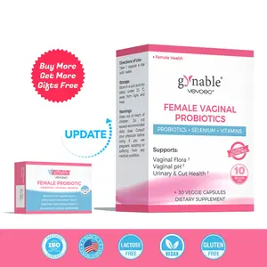 Gynable Female Probiotics,Women's Probiotics for HPV, BV, UTIS,Yeast Infection, pH Balance, Odor- All in One Solution with Lactobacillus & Selenium,VitaminC, D,Folate Probiotic Blend supplement, Gluten-Free, Vegan, 30 Count 1 Month,TikTokShopBlackFriday