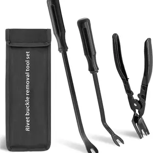 3 PCS Clip Removal Tool, Clip Pliers Fastener Remover, Car Trim Rivet Removal Pry Tool for Automotive Door Panel