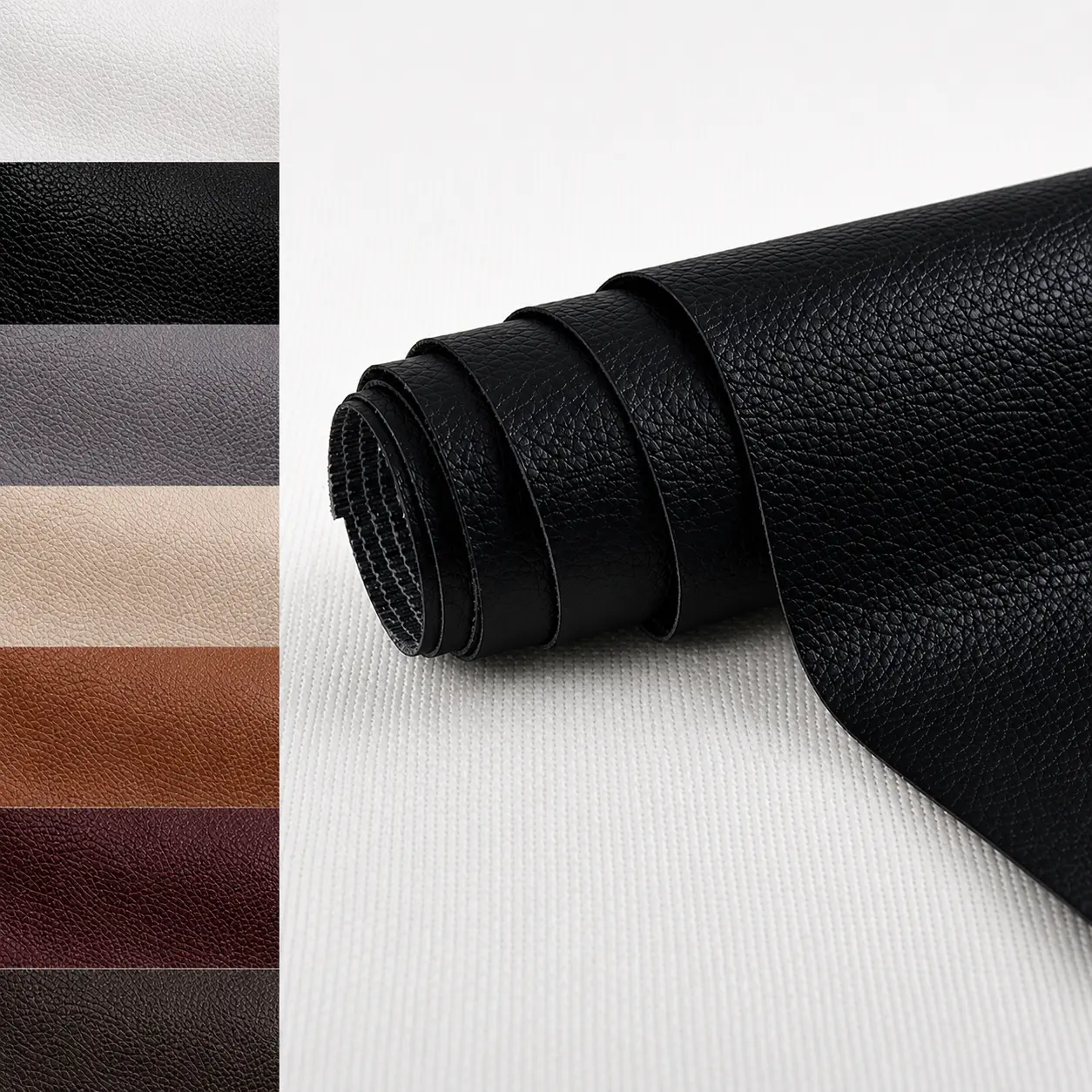 Durable Artificial Leather Repair Patch Roll - 20x54 in Large Size Custom-Cut Self-Adhesive Waterproof Vinyl Fabric Kit, Home DIY Accessories for Sofa, Car Seat