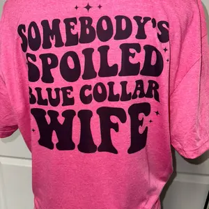 Spoiled blue collar wife tee
