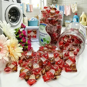 20pcs/30pcs/40pcs Concentrated Laundry Pods, Strong Fragrance, Long-Lasting Scent, Stain Removal, Softening, Family Use, Travel Essential, Laundry Detergent