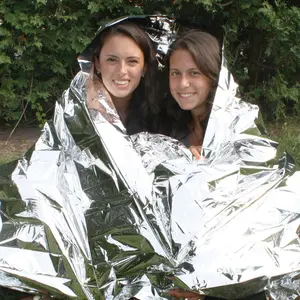 2 Person Polarshield Survival Emergency Blanket Lightweight Waterproof Thermal Blanket (96" x 60")