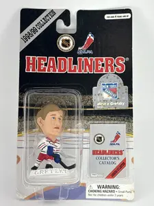 Wayne Gretzky Headliners NHLPA 1998 Corinthian NY Rangers Figure 48100 Sealed