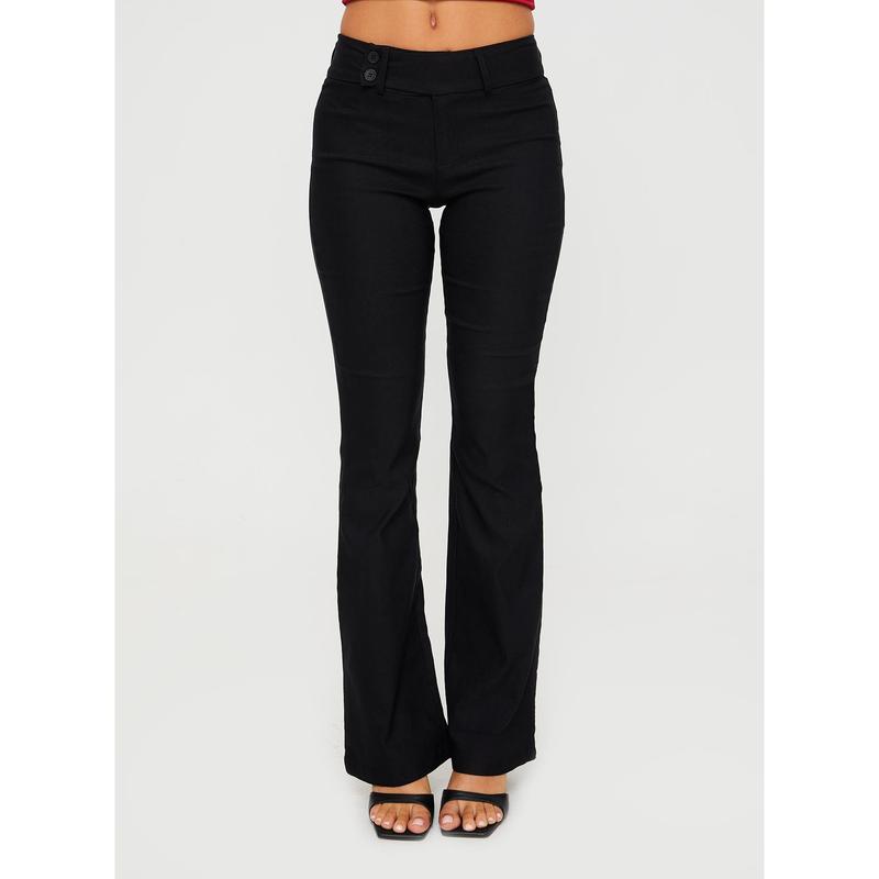 Kinkirk Flared Pants Black Petite