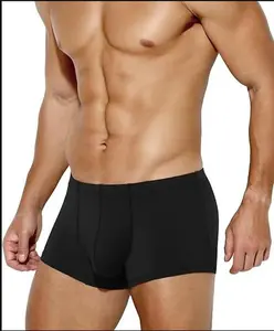 Arjen Kroos Men's Sexy Silky Trunks Underwear Boxer Briefs 1 Pack, A1-black-ak7010-new, Size XX-Large