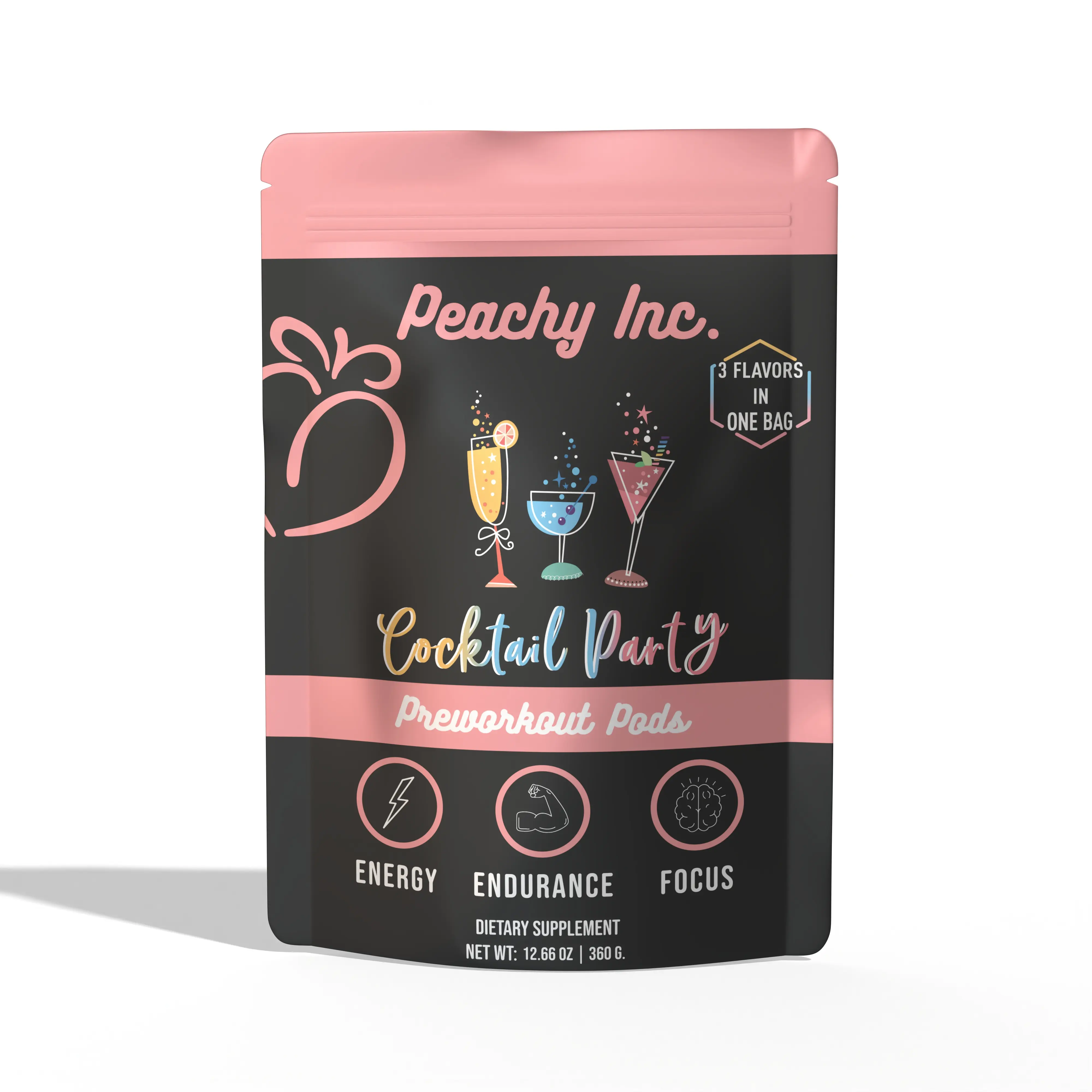 Peachy Inc. Cocktail Party Pre-Workout