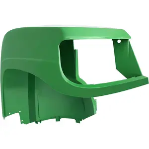 Front Right Fender Green Body Armor Plastic Compatible with John Deere 620i 850D -Serial #s 080001 Replacement for AM137567