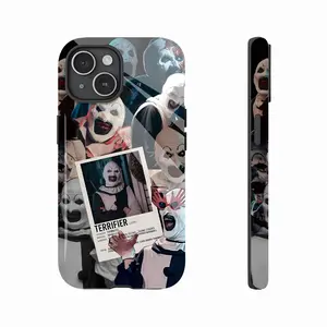 TERRIFIER Horror Clown Phone Case for Horror Fans Durable Shockproof Case Compatible with iPhone 11/12/13/14/15/16 (Pro Max/Plus) High-Quality Vivid Print Protection Cover